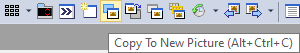 Copy To New Picture toolbar button